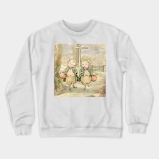 Alexander and Pigling Bland by Beatrix Potter Crewneck Sweatshirt